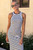 Racerback Tank Dress Maxi - Navy Stripe